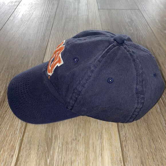 Navy Blue Orange Official Auburn Tigers Cotton Hat Cap Adjustable - Picture 8 of 12